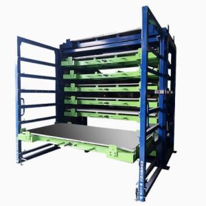 Roll Out Sheet Metal Storage Rack
