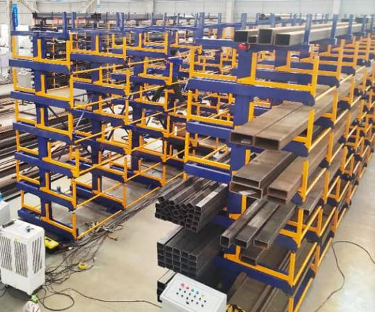 Telescopic Cantilever Shelves Long Materials Storage