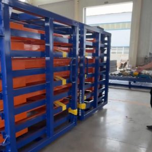 Drawer-Type Steel Plate Storage Rack System