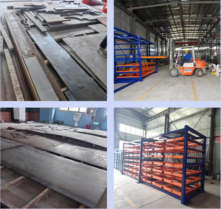 Metal sheet rack horizontal
