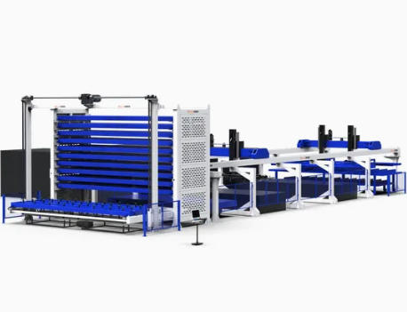 Automatic warehouses for sheet metal storage
