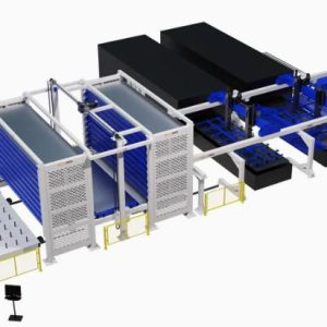 Automatic warehouses for sheet metal storage