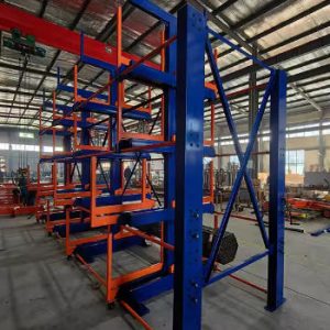 Pull-out long goods racks