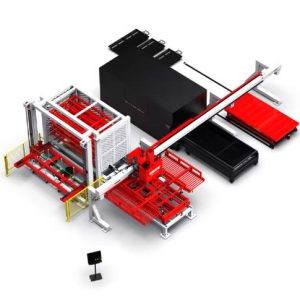 Loading and Unloading Systems of a Laser Cutting Process