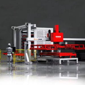 Loading and Unloading Systems of a Laser Cutting Process
