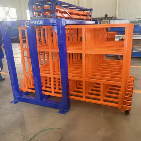 Heavy-Duty Vertical Roll-out Sheet Racks for Steel Scrap