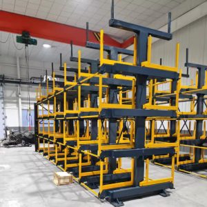 Double sided cantilever rack