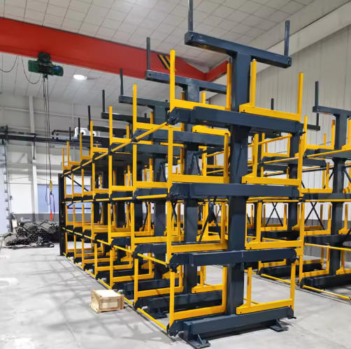 Double sided cantilever rack