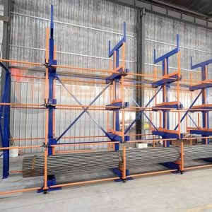 Cantilever steel bar tubing & pipe storage racks