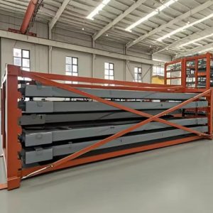 Storage racking system for metal sheets