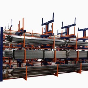 Electric automatic telescopic cantilever shelf