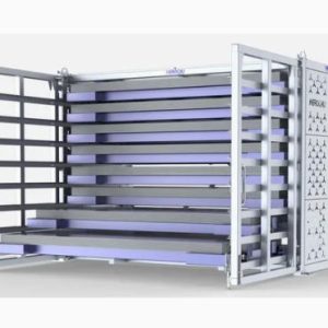 Heavy-Duty Steel Plate & Sheet Metal Storage Rack