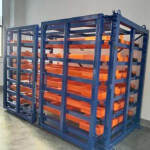 Heavy-Duty Sheet Metal Rack for Organized Drawer Solutions