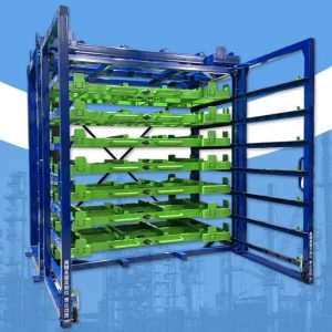 Roll Out Aluminum Plates Rack