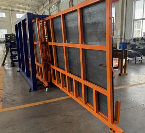 Vertical Roll-Out Sheet Racks for Space Optimization