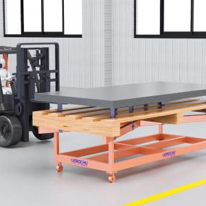 Metal plate destacker and material storage