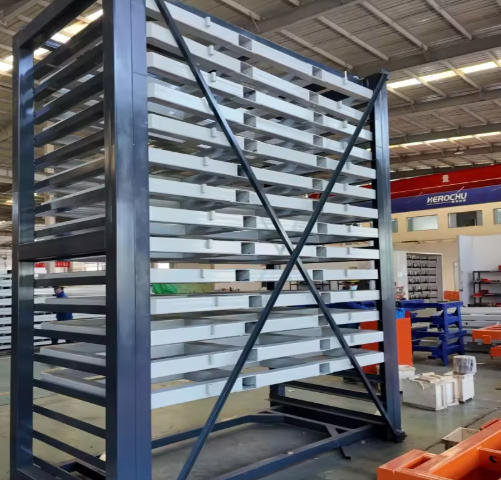 High-Density Sheet Metal Shelf Warehouse Solution