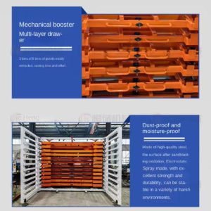 High-Density Sheet Metal Shelf Warehouse Solution