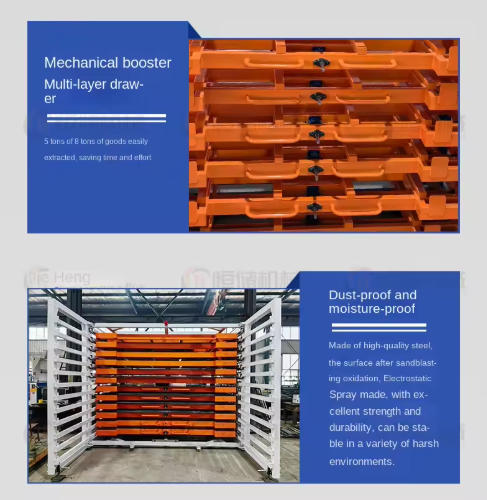 High-Density Sheet Metal Shelf Warehouse Solution