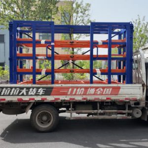 Horizontal Heavy Duty Storage Shelving with Pull-out Drawers for Steel Plates