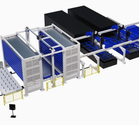 Gantry Loading System for Fiber Laser and Cutting Lines