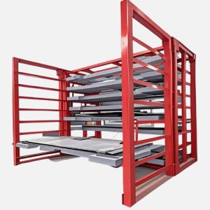 Custom Storage Rack for 6-Meter Plates and Heavy Loads