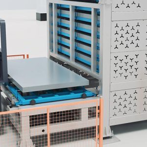 Automated Steel Plate Storage System