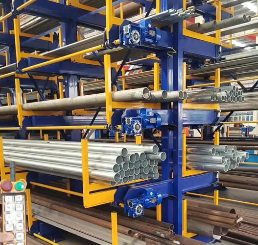 Telescopic Cantilever Pipe Racks for Modern Industrial Warehousing