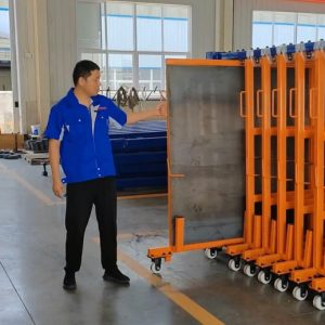 Vertical Sheet Metal Storage Rack System