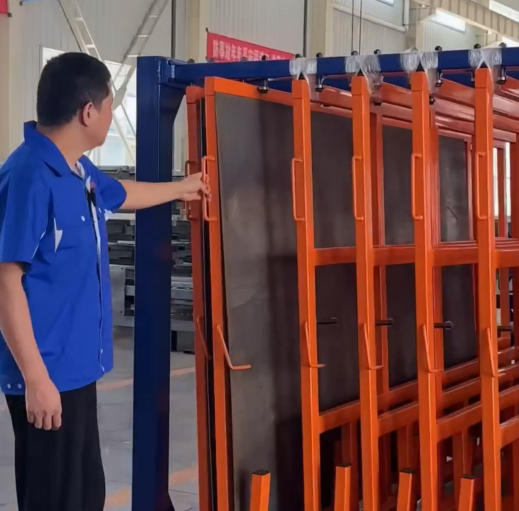 Vertical Sheet Metal Storage Rack System