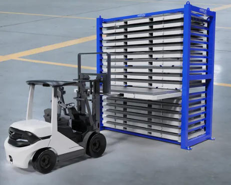 Forklift Sheet Metal Rack – The Industrial Standard for Bulk, Safe, and Efficient Sheet Handling