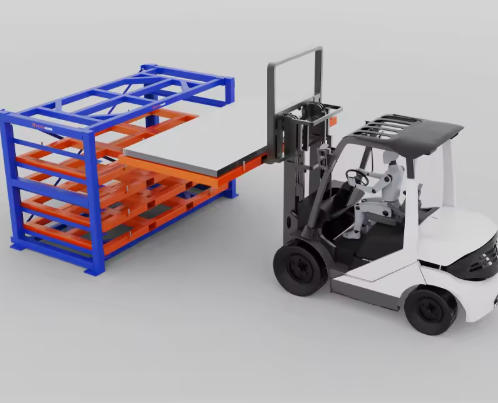 Metal Sheet Forklift Rack