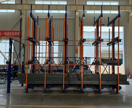 Electric Telescopic Cantilever Racks of Industrial Storage Solutions