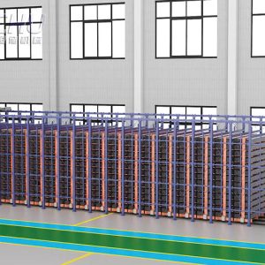 Top-mounted Mobile Metal Tube Rack Storage System