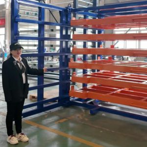Horizontal Heavy Duty Storage Shelving with Pull-out Drawers for Steel Plates