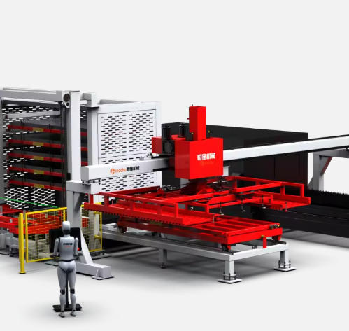 Automatic Storage System Steel Metal Plate Gantry Loading Unloading Robot Manipulator